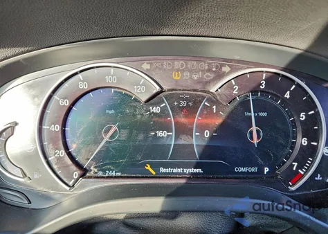 2018 BMW X3 xDrive30I z USA, uszkodzony, nr VIN 5UXTR9C55JLC75489